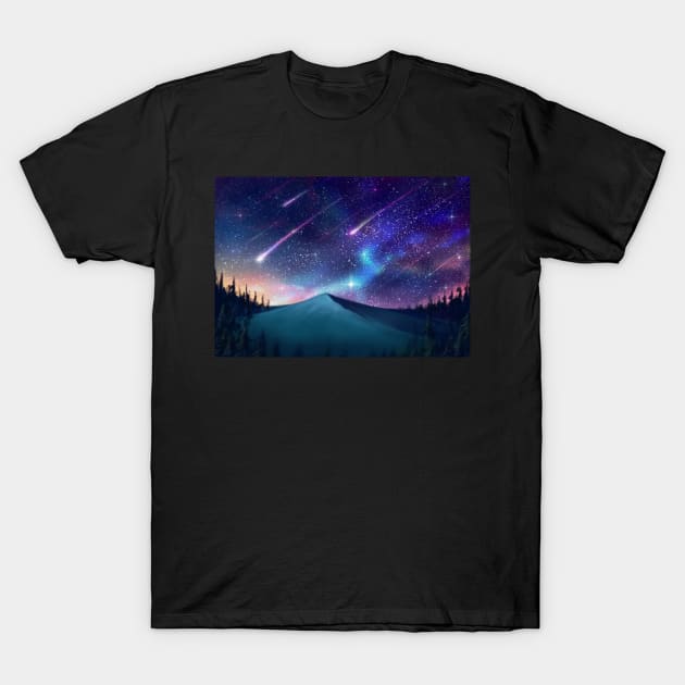 Falling star T-Shirt by KucingKecil